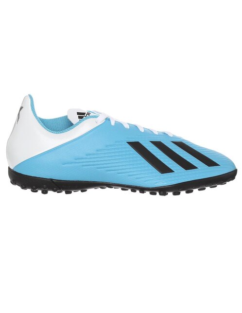 tenis adidas azules de futbol