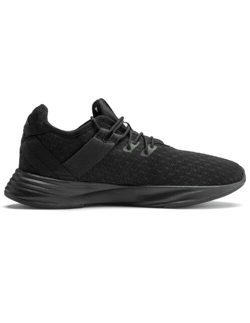 tenis puma mujer negro con rosa