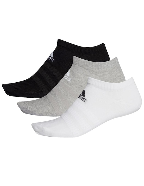 Set de calceta para entrenamiento ADIDAS de algodón 3 pares