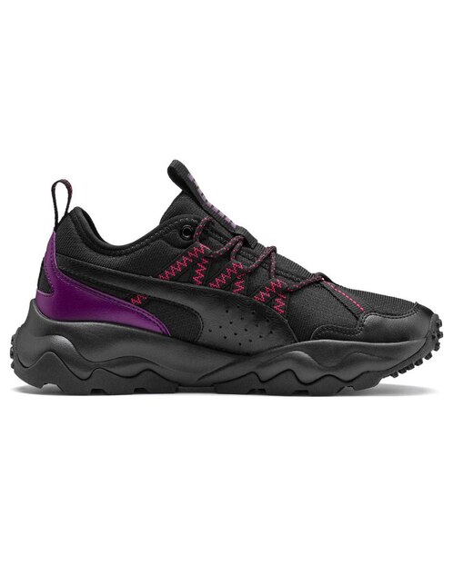 tenis puma negro para mujer