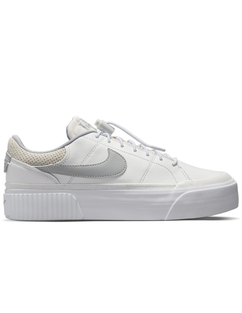 nike court legacy lift white sail