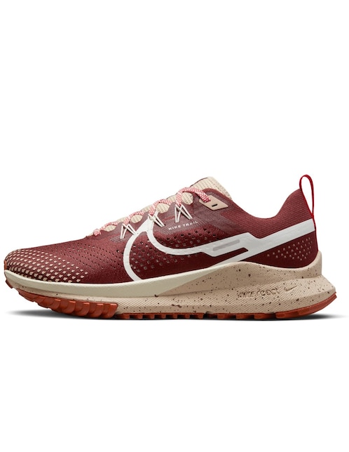 Tenis Nike React Pegasus Trail 4 Rojo de hombre para correr