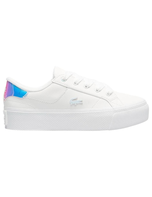 LACOSTE Tenis de piel Lacoste Ziane Plataform de mujer