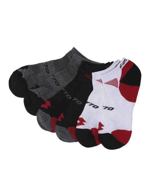 Calcetín para entrenamiento Lotto para hombre 3 pares
