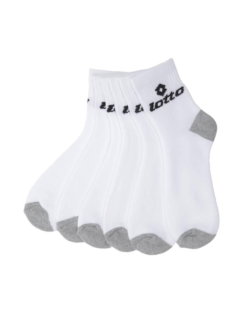 Calceta antiderrapante para entrenamiento Lotto para mujer 3 pares