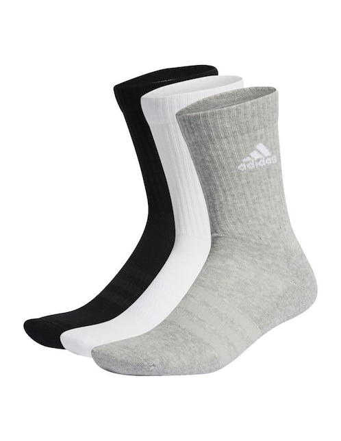 Calceta para entrenamiento Adidas unisex 3 pares