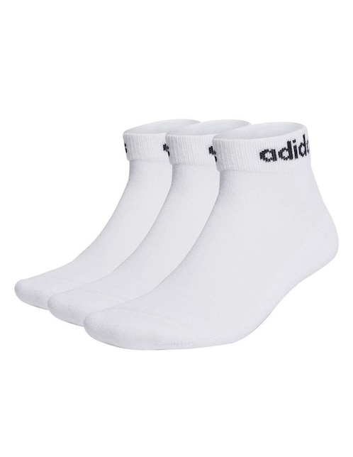 Set de calcetín para entrenamiento Adidas unisex 3 pares