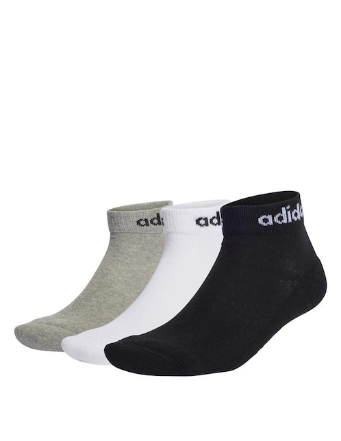 Set de calceta para entrenamiento Adidas unisex 3 pares