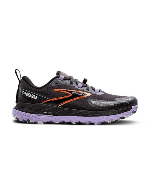 Tenis Cascadia 18 para correr Brooks de mujer
