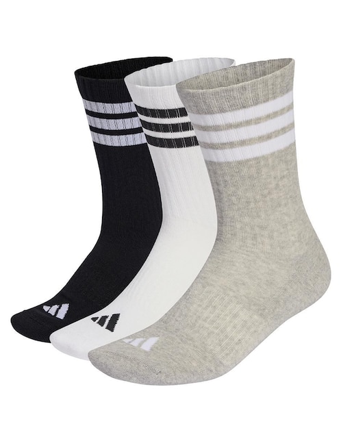 Set de calceta para entrenamiento Adidas unisex 3 pares