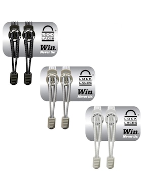 Agujetas de zapatos Lock Laces