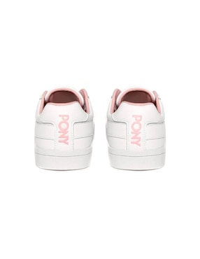 Tenis de piel Pony Top Star de mujer
