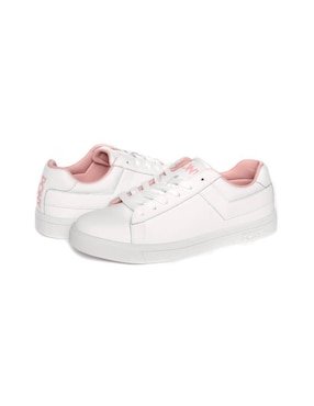 Tenis de piel Pony Top Star de mujer