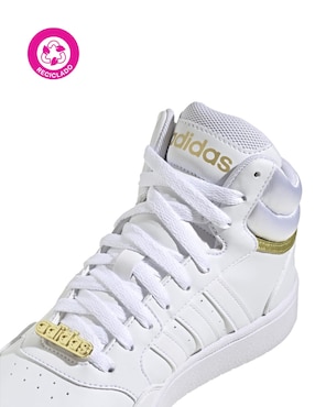 Tenis ADIDAS Hoops 3.0 Mid de mujer casual