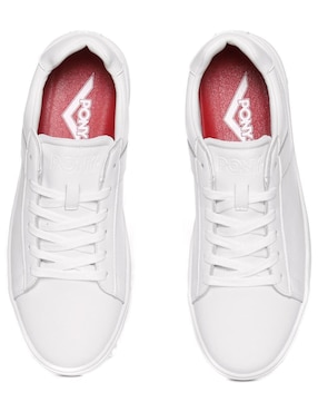 Tenis Pony Top Star Ghost White de mujer
