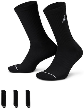 Set de calceta comfort para entrenamiento Nike de algodón 3 pares