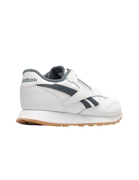 Tenis Reebok Classic Leather White-Navy de hombre