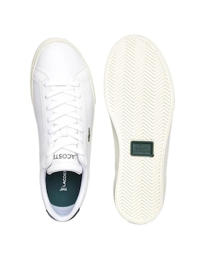 Tenis de piel Lacoste Lerond de hombre