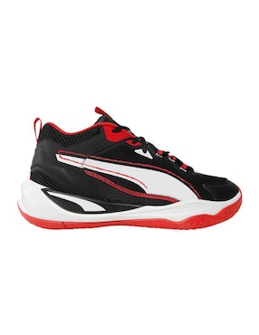 Tenis Puma Playmaker 2023 Black-red Unisex Para Entrenamiento