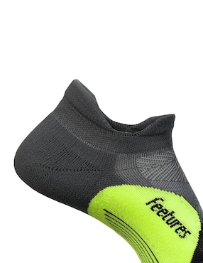 Tin antiderrapante para correr Feetures de poliamida unisex