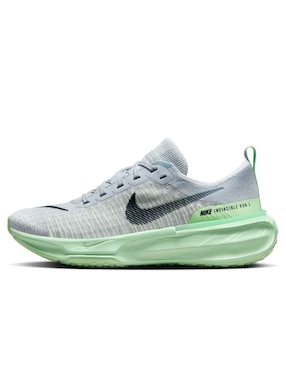 Tenis Nike WMNS Zoomx Invincible Run FK 3 Gris De Mujer Para Correr