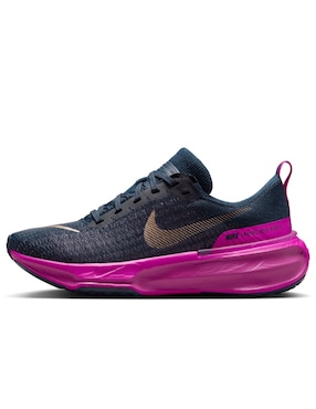 Tenis Nike WMNS Zoomx Invincible Run FK 3 Azul De Mujer Para Correr