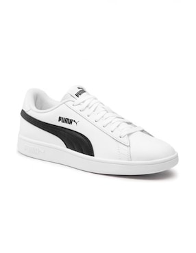 Tenis Puma De Piel Smash V2 L De Hombre