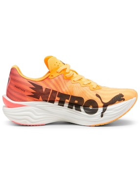 Tenis Puma Deviate Nitro Elite 3 Fire De Mujer Para Entrenamiento