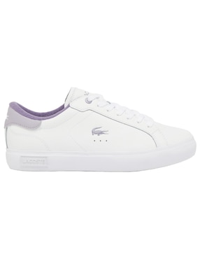 Tenis Lacoste De Piel Powercourt De Mujer