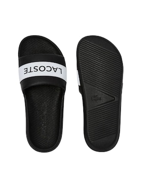 Sandalia Lacoste Croco Slide para mujer