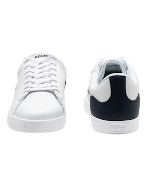 Tenis de piel Lacoste Lerond de hombre
