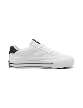 Tenis Puma Court Classic Vulc De Hombre