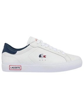 Tenis De Piel Lacoste Powercourt De Mujer