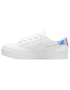 Tenis de piel Lacoste Ziane Plataform de mujer