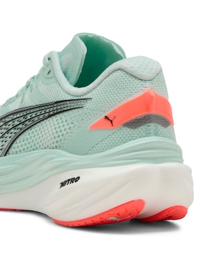Tenis Deviate Nitro 3 para correr Puma de mujer