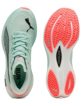 Tenis Deviate Nitro 3 para correr Puma de mujer