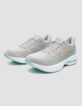Tenis Wave Rider 28 para correr Mizuno de mujer