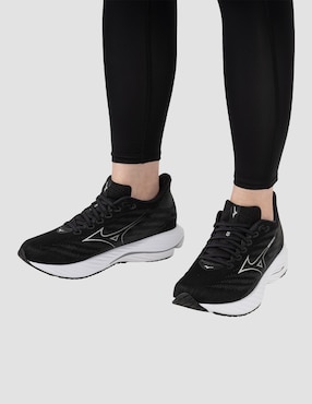 Tenis Wave Rider 28 para correr Mizuno de mujer