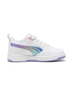 Tenis Puma Rebound V6 Lo de niña