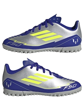 Tenis Adidas F50 Club Tf J Messi infantil unisex para fútbol