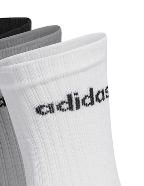 Set de calceta para entrenamiento Adidas unisex 3 pares