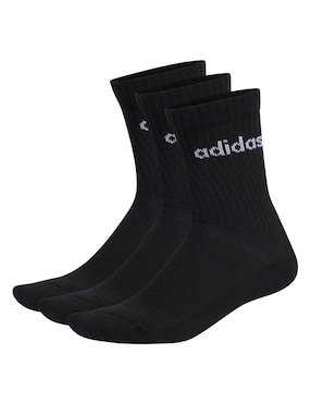 Set de calceta para entrenamiento Adidas unisex 3 pares