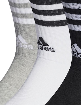 Set de calceta para entrenamiento Adidas unisex 3 pares