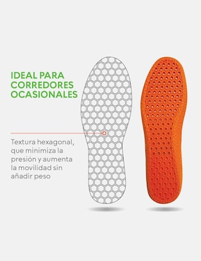 Plantilla deportiva Comfort Star de poliuretano