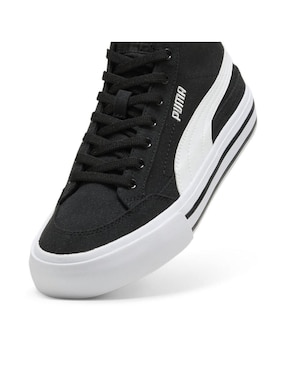 Tenis Puma Court Classic Vulc Mid de mujer