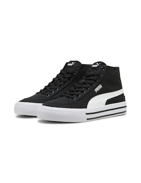 Tenis Puma Court Classic Vulc Mid de mujer