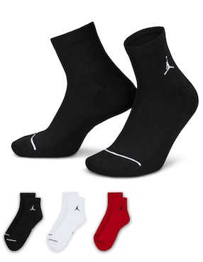 Calceta para entrenamiento Nike U J ED Cush Poly Ankle 3P 144 902 Unisex 1 par