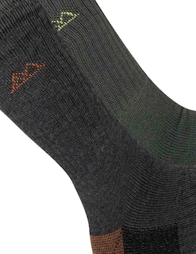 Set de calceta para outdoor X10 para hombre 2 pares