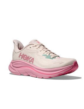 Tenis Clifton 10 para correr Hoka de mujer