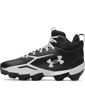 Tenis Ua Spotlight HammerBLK para fútbol americano Under Armour de hombre